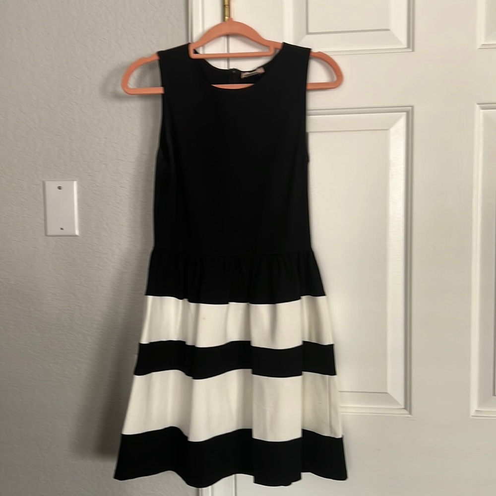 Black and white dress